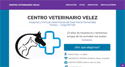 Desktop Screenshot of centroveterinariovelez.com