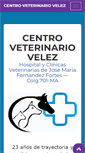 Mobile Screenshot of centroveterinariovelez.com